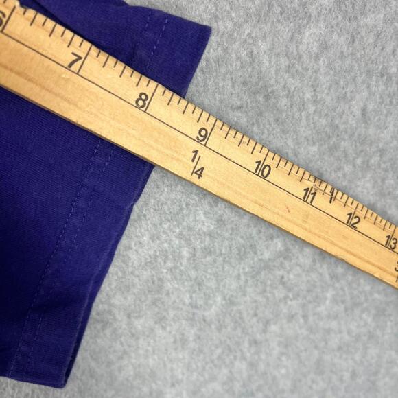 Vintage Harley Davidson Graphic T Shirt Greg Lummus Large Asheville NC Purple 97 - Picture 9 of 9